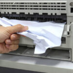 Fix printer paper jam