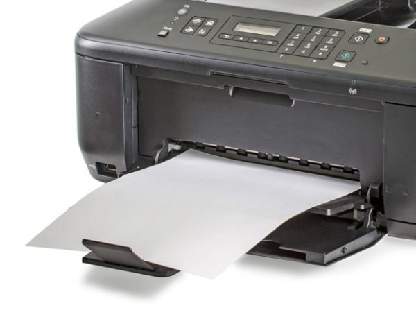 Printer printing blank pages